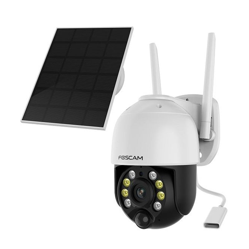 Foscam B4 4MP Wireless Outdoor PT Battery Camera with Solar Panel