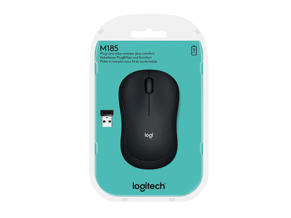 Logitech M185 Wireless Mouse_Black