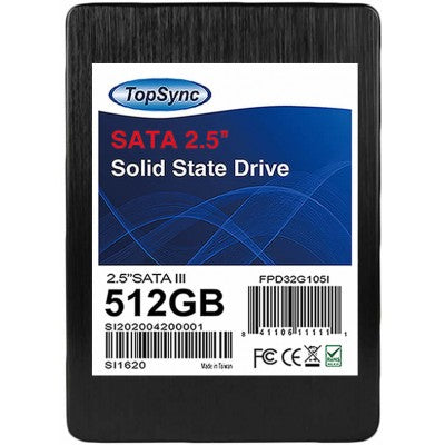 TopSync 512GB 2.5 inch SATA III SSD, New - bulk pack – Modcom