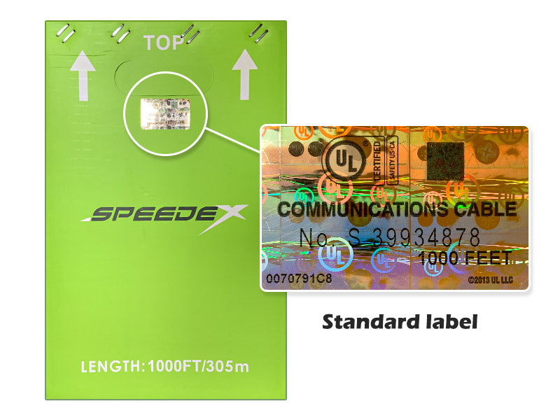 CAT5e CMR/FT4 (350 Mhz) 1000Ft Network Cable